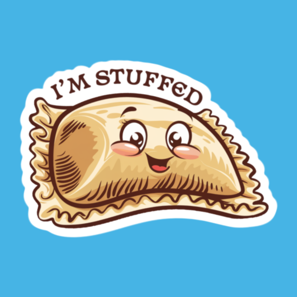 I'm Stuffed Ravioli Pasta Sticker