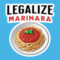 Legalize Marinara Spaghetti Pasta Sticker