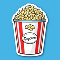 Bucket Of Popcorn Sticker