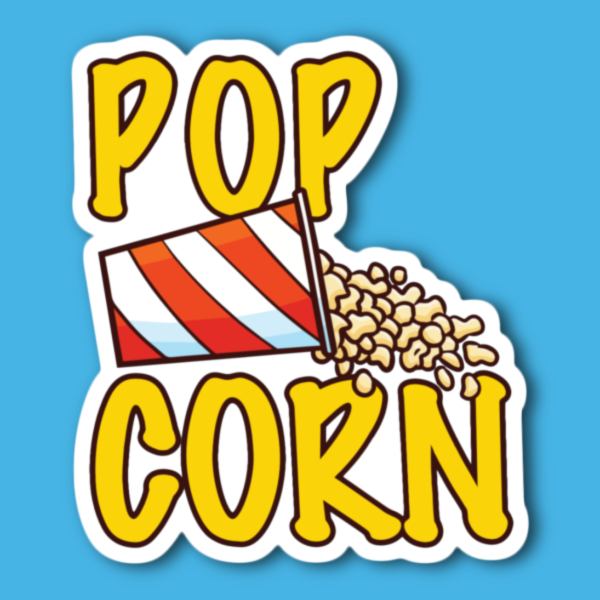Popcorn Bucket Sticker