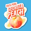 100% Pure Georgia Peach Sticker