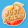 Just Peachy Peach Sticker