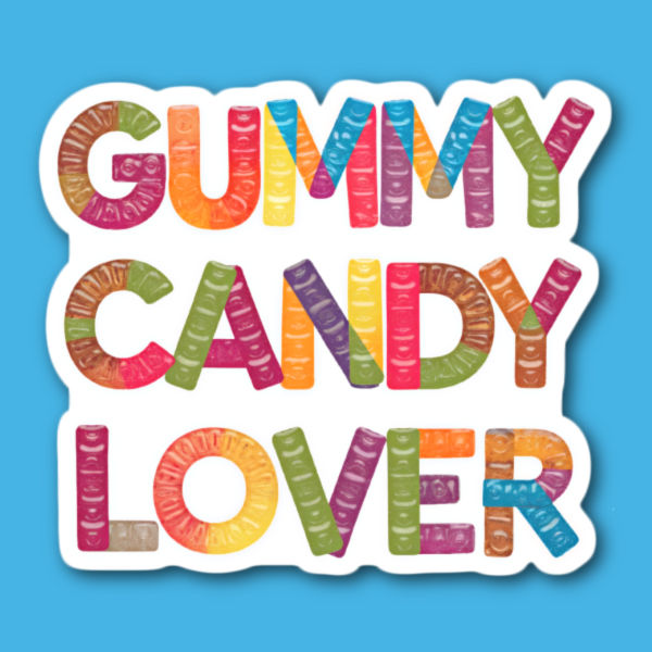 Gummy Candy Lover Sticker