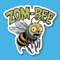 Zom-Bee Bee Sticker