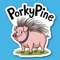 Porkypine Pig Sticker