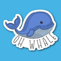 Oh Whale Sticker