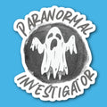 Paranormal Investigator Ghost Sticker