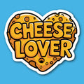 Cheese Lover Heart Sticker