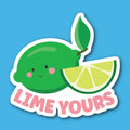 Lime Yours Sticker