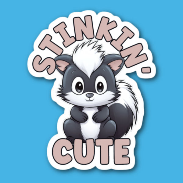 Stinkin' Cute Skunk Sticker