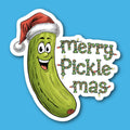 Merry Picklemas Christmas Pickle Sticker