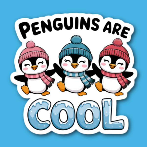 Penguins Are Cool Sticker