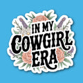 In My Cowgirl Era Floral Sticker