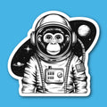 Monkey Astronaut Sticker