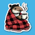 Tapir With A Hot Drink Sticker