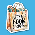 Let's Go Book Shopping Sticker