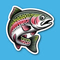 Rainbow Trout Fish Sticker