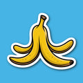 Banana Peel Sticker