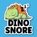 Dino Snore Dinosaur Sticker