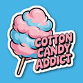 Cotton Candy Addict Sticker
