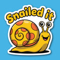 Snailed It Snail Sticker