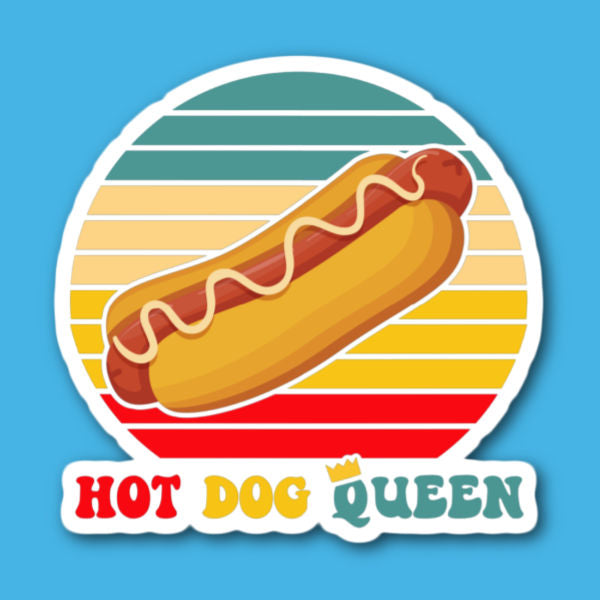 Hot Dog Queen Sticker