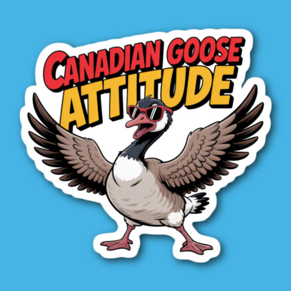 Canadian Goose Attitude Sticker