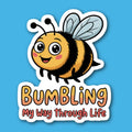 Bumbling My Way Through Life Bee Sticker