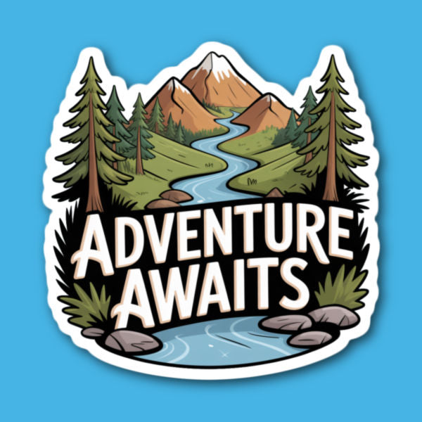 Adventure Awaits Sticker