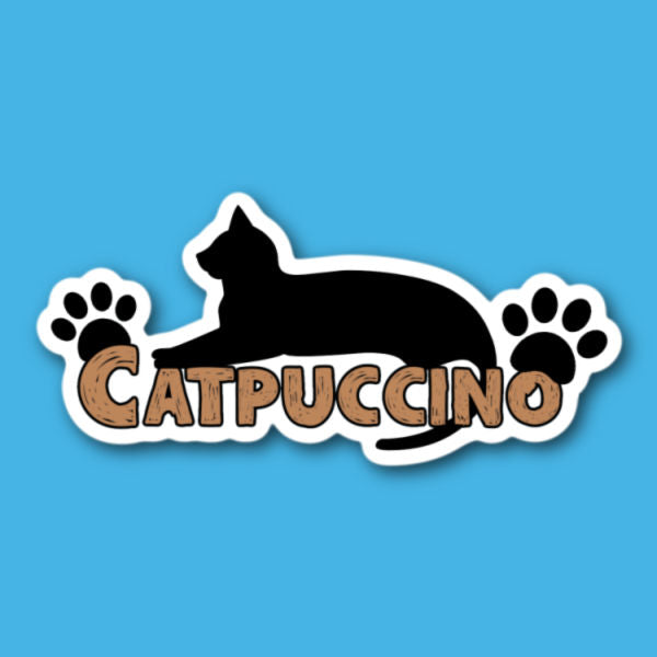 Catpuccino Cat Sticker