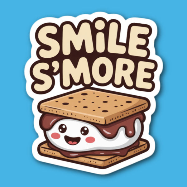Smile S'more Sticker