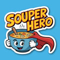 Souper Hero Soup Sticker