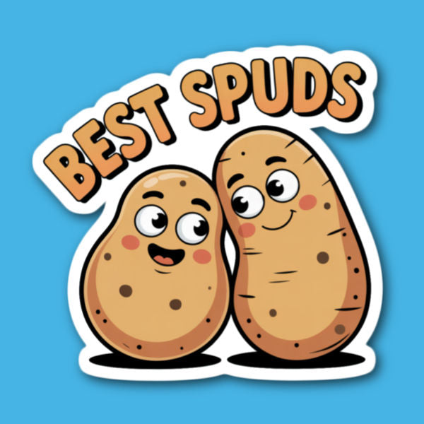 Best Spuds Potato Best Friends Sticker