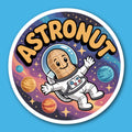 Astronut Peanut Astronaut Sticker
